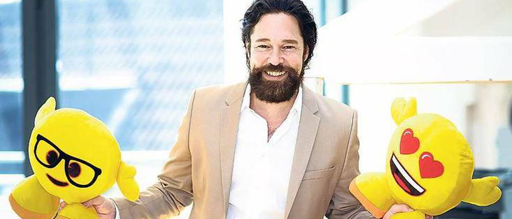 Marco Hüsges verdient an Emoji-Produkten Millionen.
