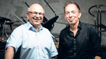 Die Leiter der UdK-Oper. Errico Fresis und Frank Hilbrich (rechts). 