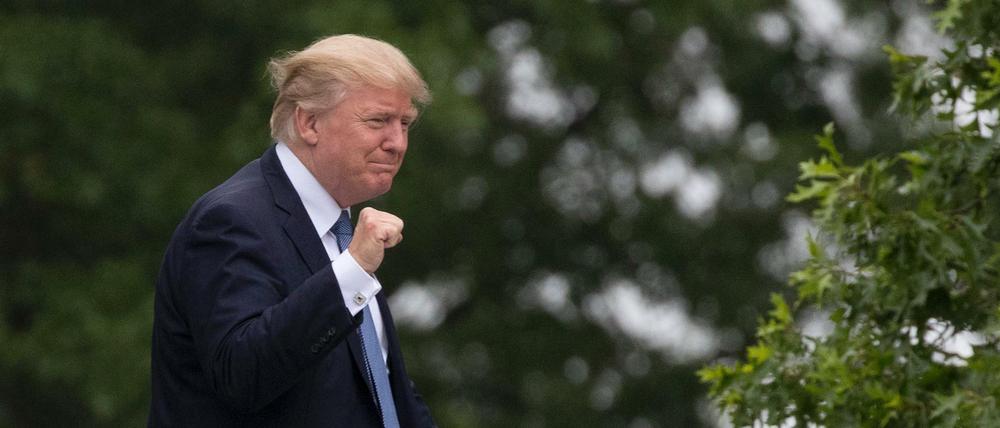 US-Präsident Donald Trump kämpft mit schlechten Umfragewerten.