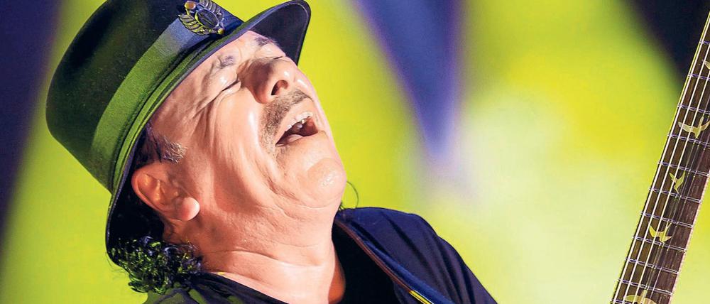 Heilige Hingabe. Carlos Santana im Sommer 2016 auf dem Cap Roig Festival im spanischen Girona.