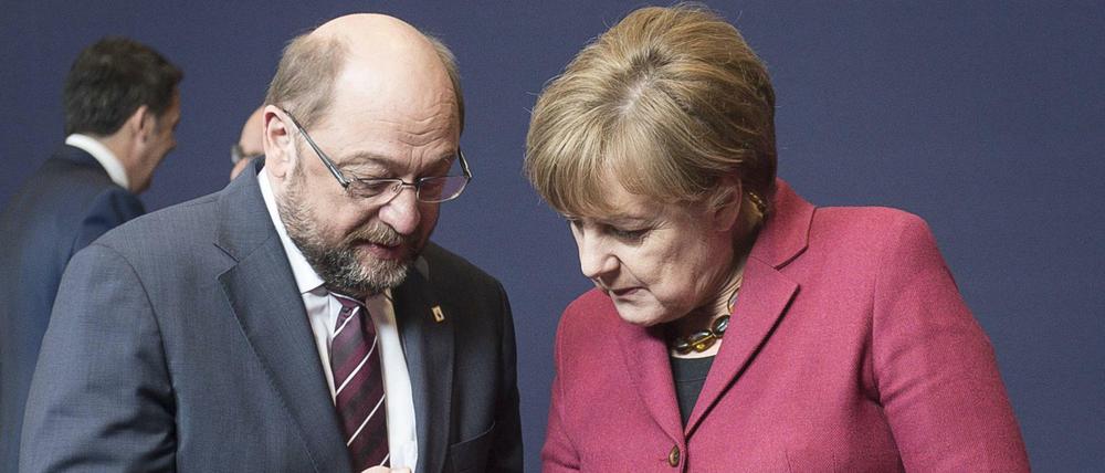 Wer wählt uns denn da? Die Anhänger von Kanzlerin Merkel und Kandidat Schulz sind sich sozial und ökonomisch durchaus nahe. 
