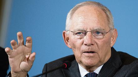 Harte Worte für die Türkei: Bundesfinanzminister Wolfgang Schäuble (CDU)