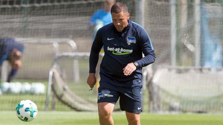 Bald allein im Training: Trainer Pal Dardai.