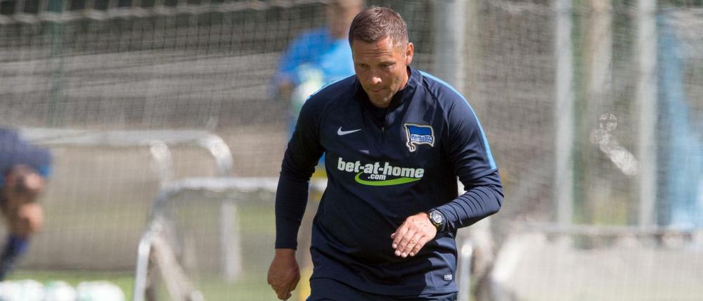 Bald allein im Training: Trainer Pal Dardai.