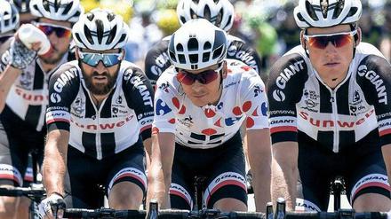 Simon Geschke hatte als Helfer im Team Sunweb oft Grund zur Freude.