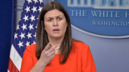 Die Nachfolgerin von Sprecher Sean Spicer: Sarah Huckabee Sanders.
