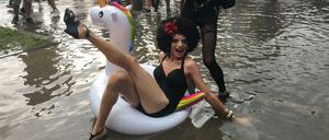 CSD in Berlin. Im Regen. 