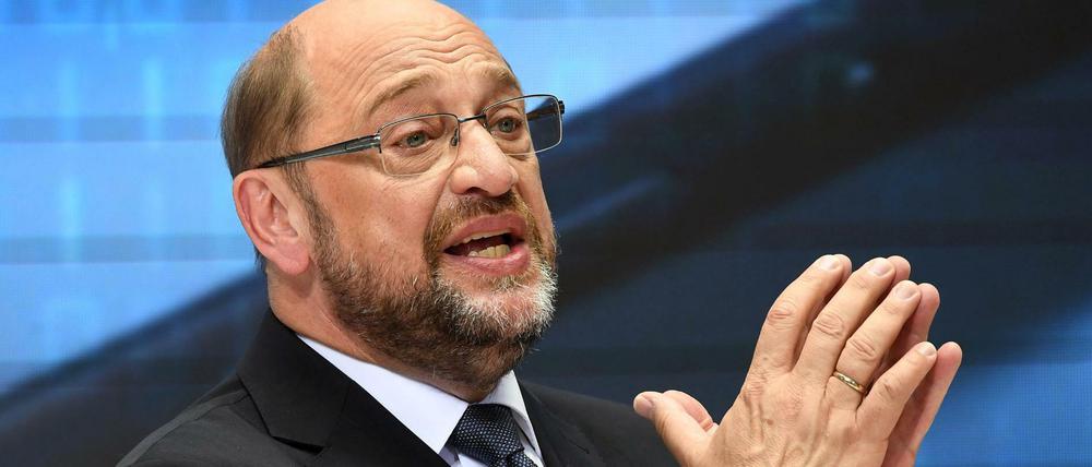 SPD-Kanzlerkandidat Martin Schulz.