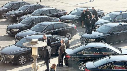 Abgassünder. Dienstwagen des Senats tanken vor allem Diesel. 