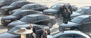 Abgassünder. Dienstwagen des Senats tanken vor allem Diesel.
