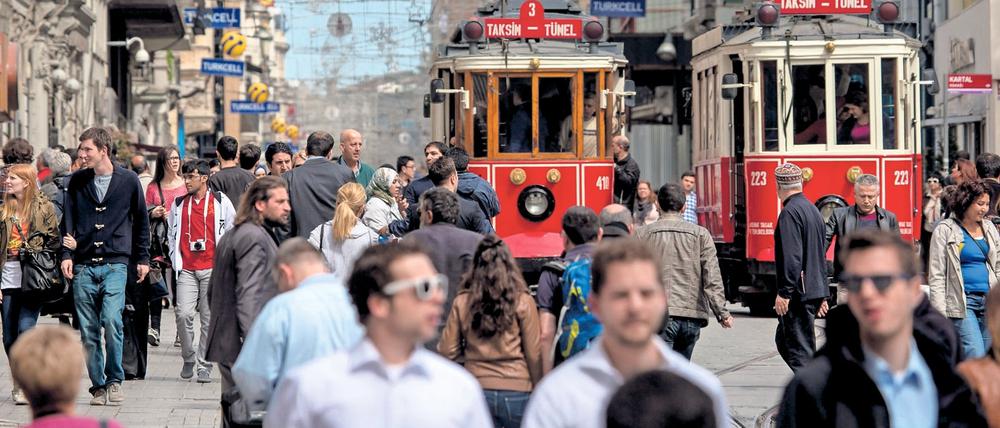 Ganz im Alltag. Viele Menschen in der Türkei messen dem Streit keine große Bedeutung bei.