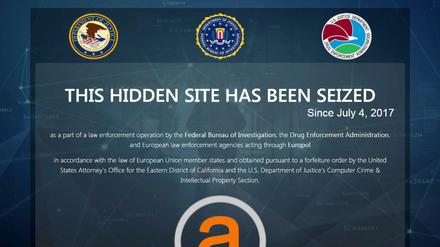 AlphaBay und Hansa Market hießen die beiden illegalen Handelsplätze, die nun dichtgemacht worden sind.