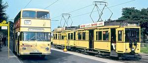 Die Linie 55 rollte bis 1967 durch den Berliner Westen.