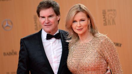 Carsten Maschmeyer, im Bild mit Ehefrau Veronica Ferres, bekommt zusätzlich zu seiner Tätigkeit in der Vox-Show "Höhle der Löwen" eine eigene Gründershow bei Sat1. 