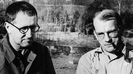 Berliner Boheme. Bertolt Brecht und Günther Weisenborn.