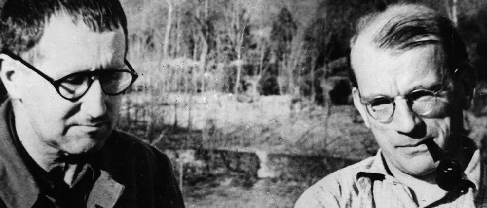 Berliner Boheme. Bertolt Brecht und Günther Weisenborn.