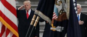 US-Präsident Donald Trump und sein Vize Mike Pence.