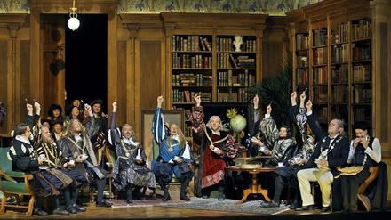 Es geht hoch her in Barrie Koskys Inszenierung von Wagners "Die Meistersinger von Nürnberg".
