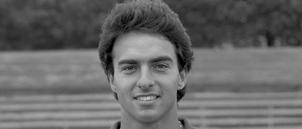 Hansi Müller vor dem Start der Saison 1980/81.