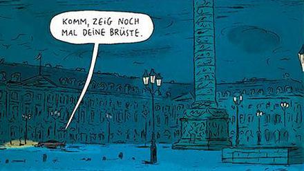Wenige Hemmungen. Sex ist ein großes Thema in Vivès Krimi.