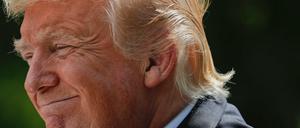 Druck durch Gesetz zu Russland-Sanktionen: US-Präsident Donald Trump 