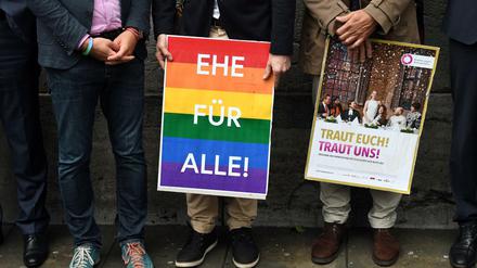 Die Ehe für alle kommt am 1. Oktober.