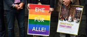 Die Ehe für alle kommt am 1. Oktober.