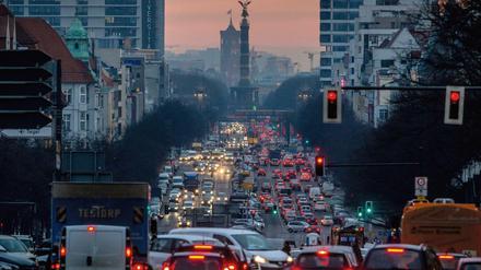 Schlechte Luft: Auch der Berliner Berufsverkehr hat jede Menge Schadstoffe in sich.