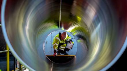 Streitfall Nord Stream 2. Die Ostseepipeline wird in den Sanktionplänen der USA scharf kritisiert.