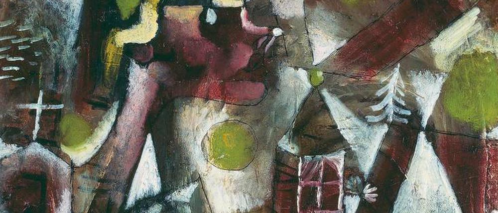 Düstere Zeit. 1919 malte Paul Klee die "Sumpflegende".