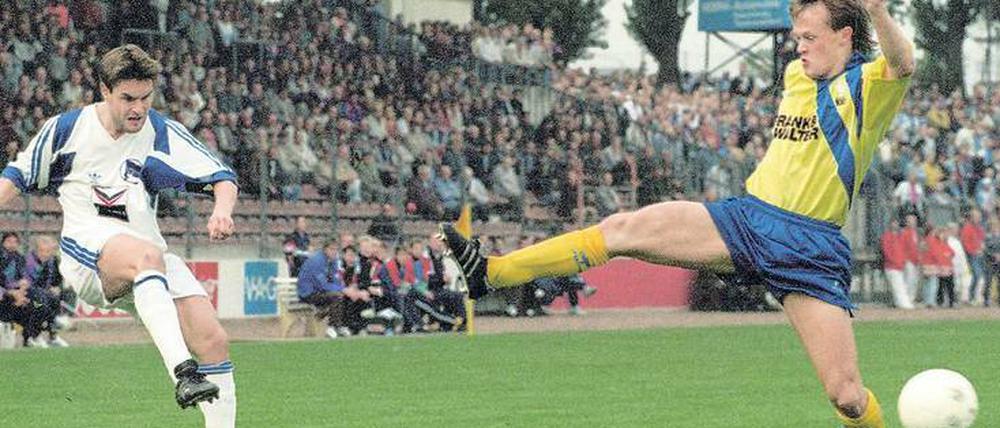 Kein Spieler lief für Hertha BSC so oft in der Zweiten Liga auf wie Mike Lünsmann (links).