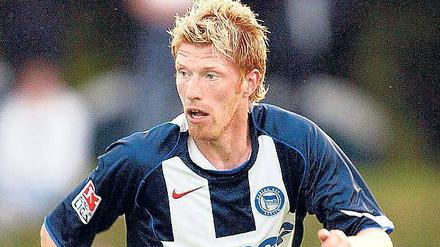 Andreas Neuendorf, 42,  spielte zwischen 1998 und 2000 sowie von 2001 bis 2007 für Herthas Profis. Seit 2015 ist er Nachwuchstrainer.