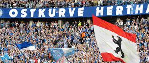 Das Herz der Hertha-Fans schlägt in der Ostkurve. 