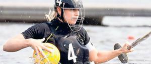 In ihrem Element. Die Berlinerin Fabienne Thöle will mit dem deutschen Nationalteam in Breslau den Titel verteidigen.