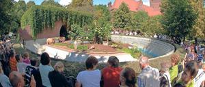 White Cube im Zwinger. Wo vor Jahren Bären Besucher anlockten, sollen Ausstellungen für neues Leben sorgen.