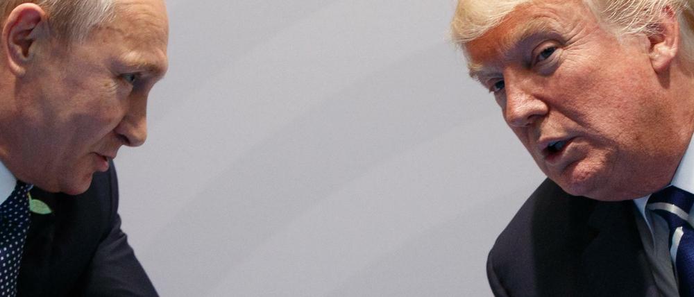 Kremlchef Wladimir Putin (links) und US-Präsident Donald Trump.