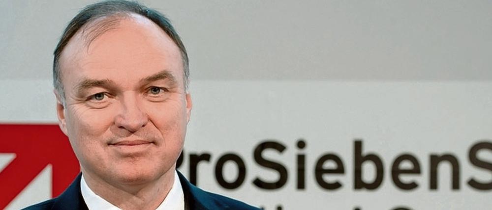 Die ProSiebenSat.1 Media AG mit ihrem Vorstand Thomas Ebeling ist eine der Gründerinnen der neuen Datenallianz.