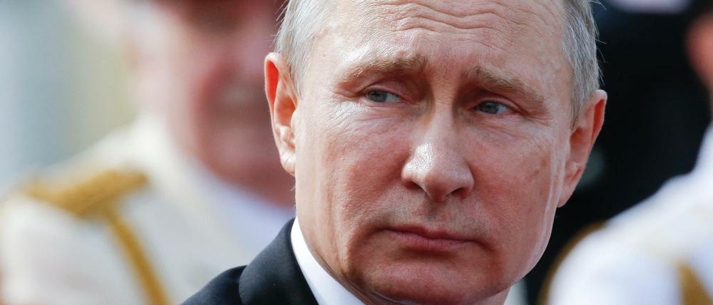Der russische Präsident Wladimir Putin am 30.07.2017 in St. Petersburg.