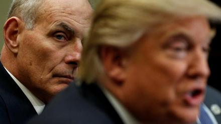 Präsident Donald Trump und sein neuer Stabschef John Kelly.