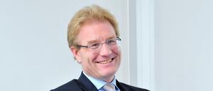 Jan Wicke von der Talanx Versicherung im Haus Berlin Kreuzberg.