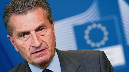 EU-Kommissar Günther Oettinger.
