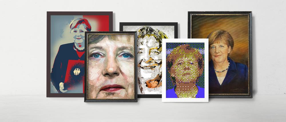 Wer malt Merkel? – Wie sich Joachim Krause mit einem Ölgemälde im Kanzleramt bewirbt.