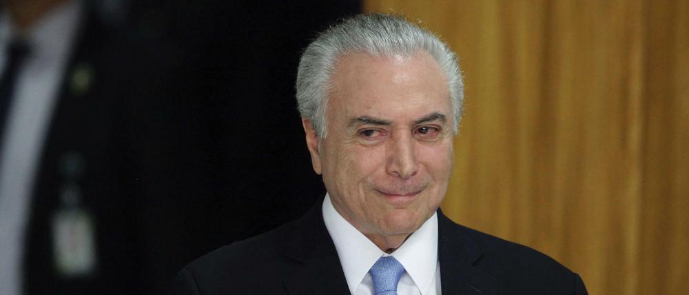 Brasiliens Präsident Michel Temer.