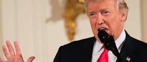 US-Präsident Donald Trump im Weißen Haus.
