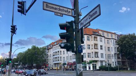 Die Kreuzung, an der sich der Unfall ereignete