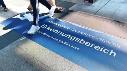 Bahnhof Südkreuz: Kameraüberwachung mit Gesichtserkennung.