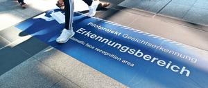 Bahnhof Südkreuz: Kameraüberwachung mit Gesichtserkennung.