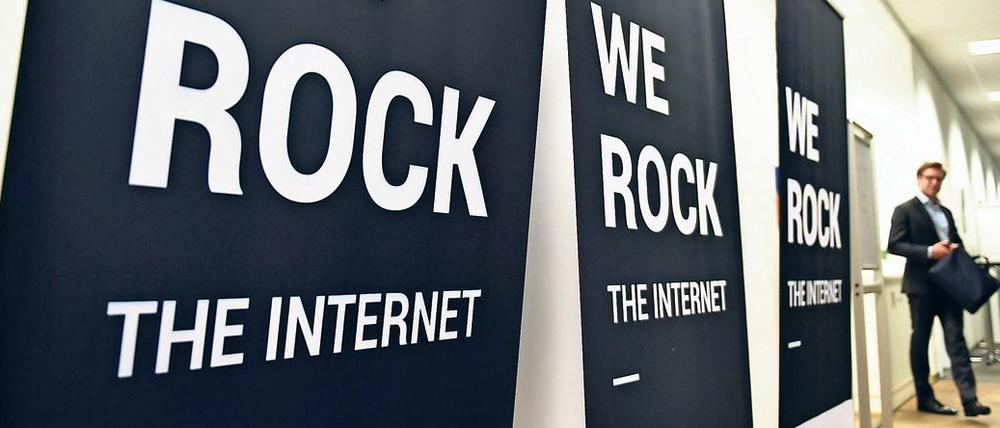 Rockt Berlin noch in Sachen Startups? Aufsteller bei der Jahreshauptversammlung von Zalando-Mutter Rocket Internet.