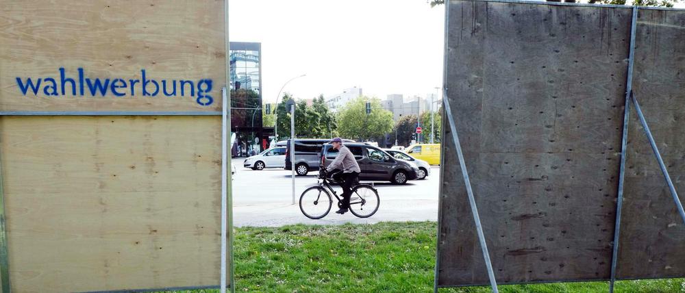 Die nächsten sieben Wochen begleiten die Wahlplakate die Berliner wieder durch den Alltag.