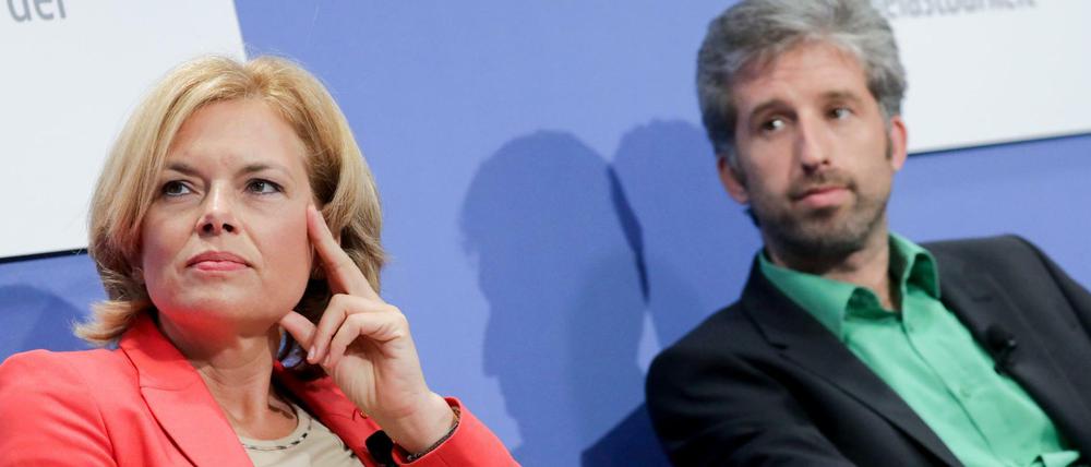 Grün-Schwarz. Boris Palmer hat die CDU-Politikerin Julia Klöckner zu seiner Buch-Präsentation eingeladen.